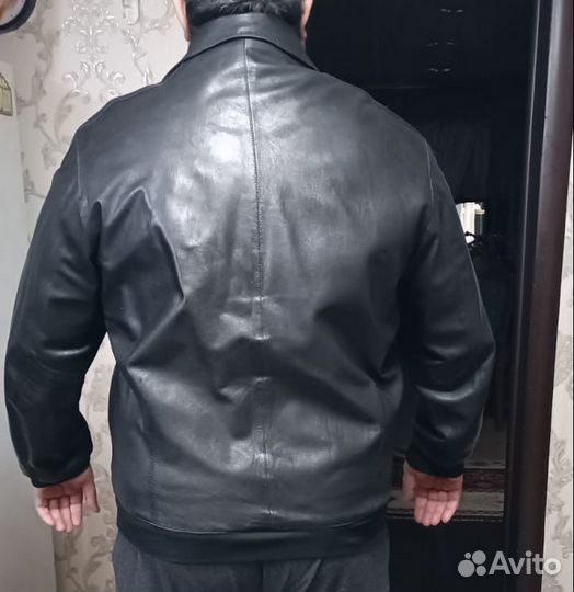 Кожаная куртка мужская
