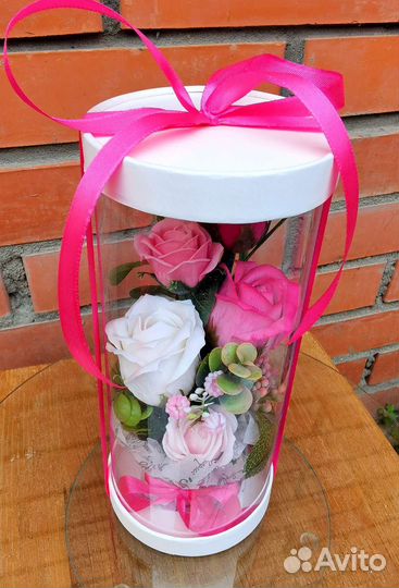 Букет из мыльных роз