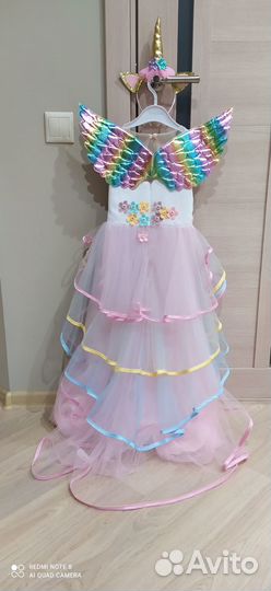 Платье единорожки
