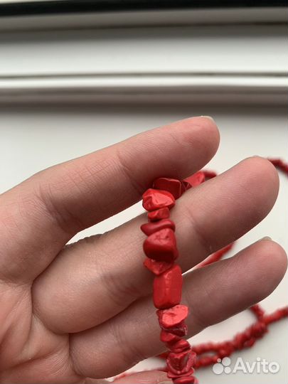 Коралловые бусы СССР