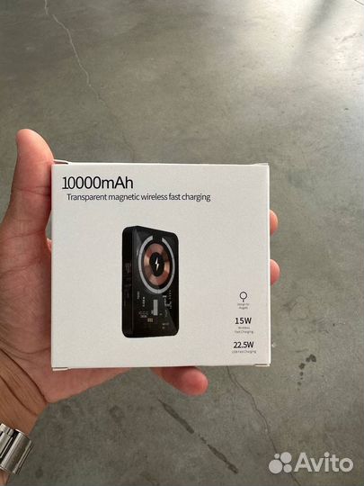 Powerbank magsafe 10000 mAh беспроводная зарядка
