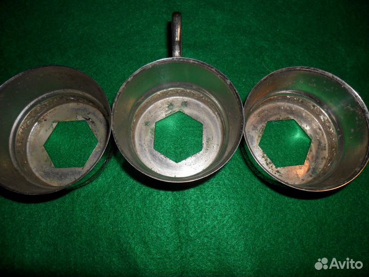 Подстаканники СССР Мельхиор