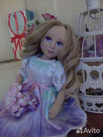 Кукла текстильная интерьерная ручной работы