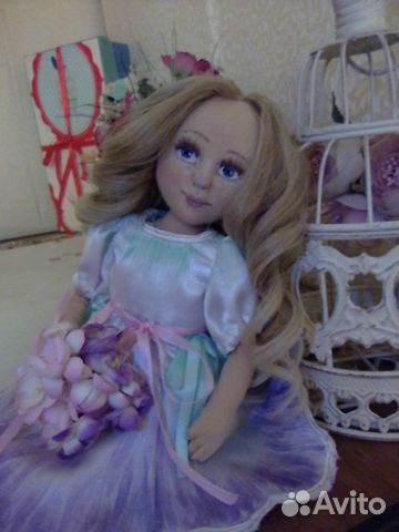 Кукла текстильная интерьерная ручной работы