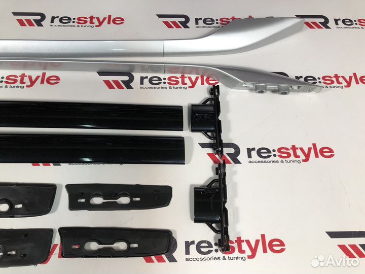 Рейлинги Lexus RX350/270 10-15г Серебро