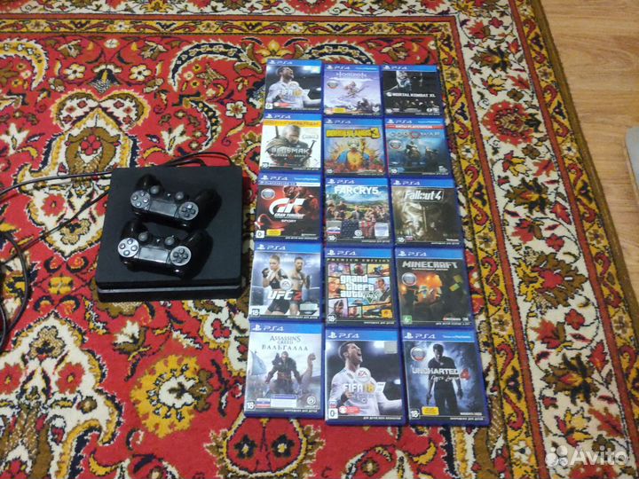 Sony playstation 4 и 15 игр