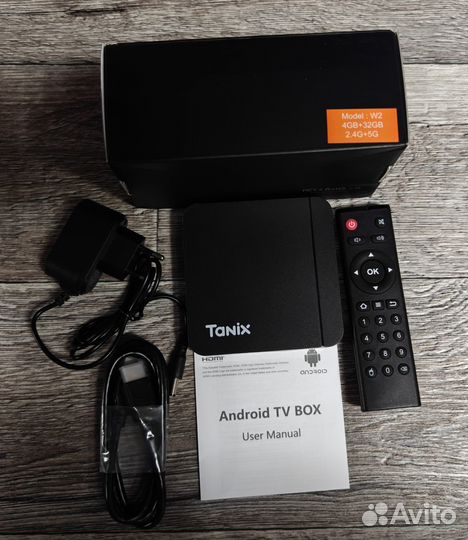 SMART TV приставка, 4/32гб, Tanix W2