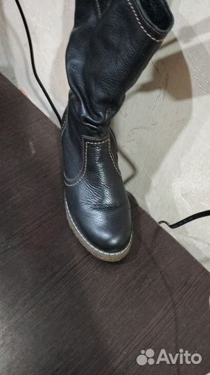 Сапоги женские натуральная кожа