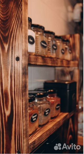 Полки деревянные