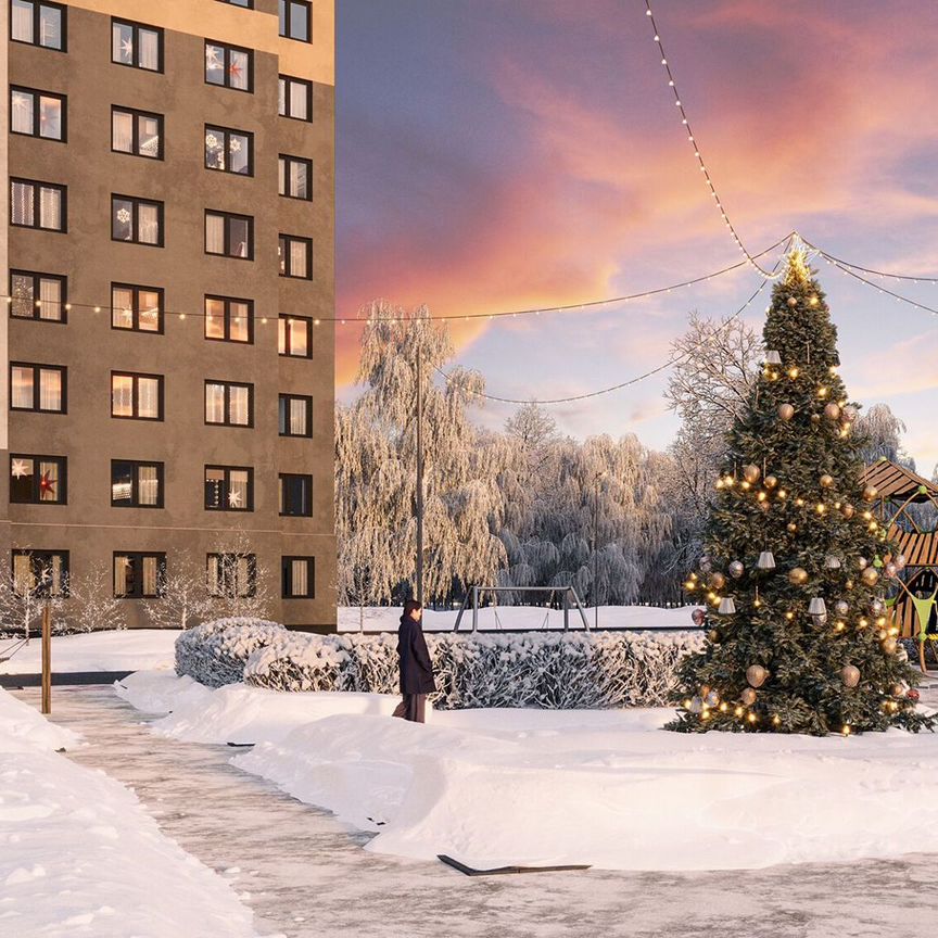 1-к. квартира, 34,8 м², 24/25 эт.