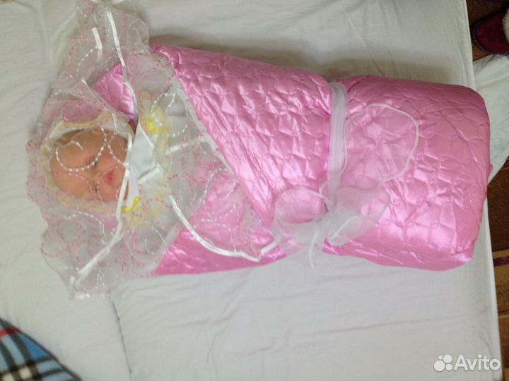 Конверт на выписку для новорожденного для девочки