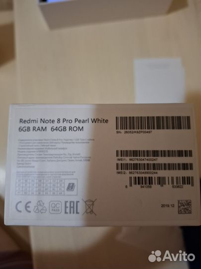 Xiaomi Redmi Note 8 Pro, 6/64 ГБ