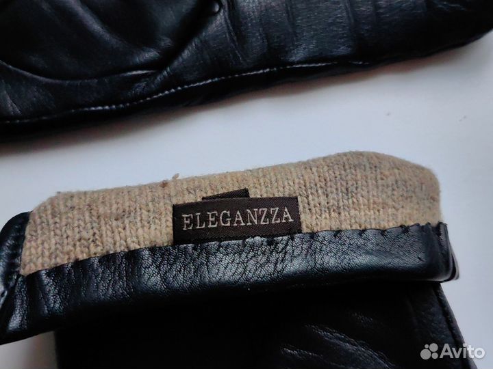 Мужские кожаные перчатки Eleganzza