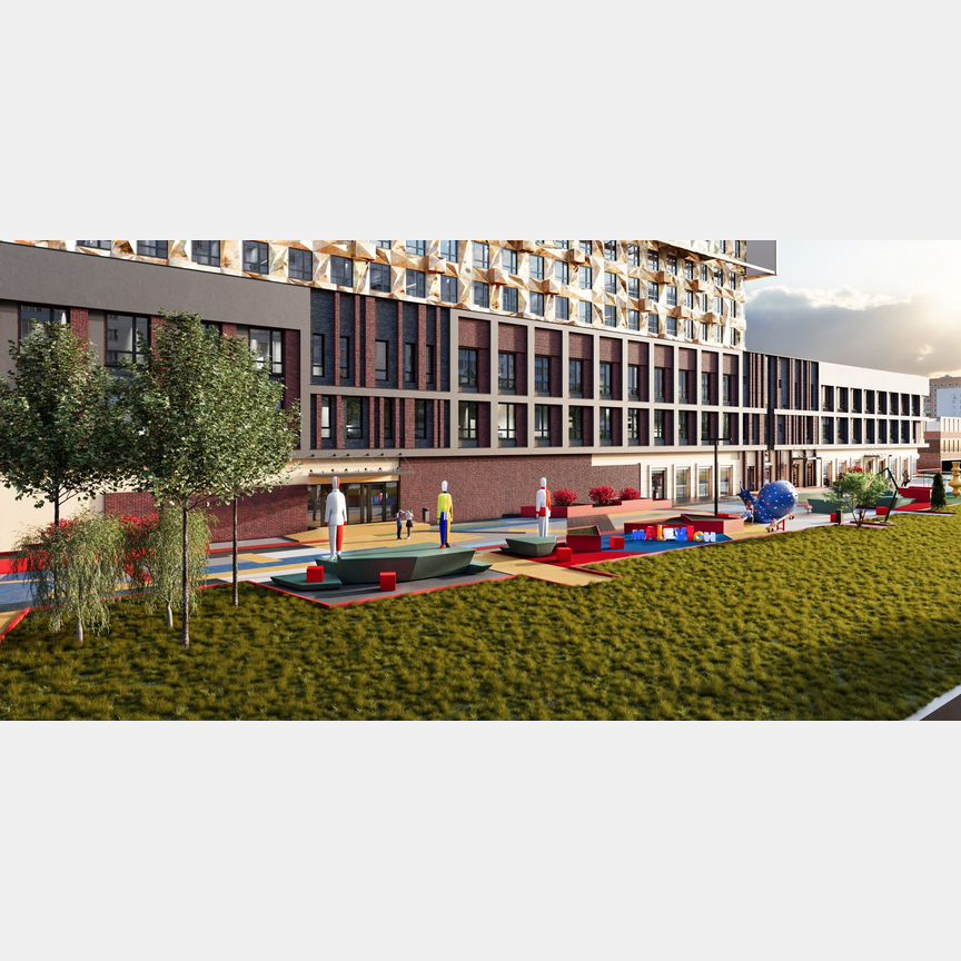 1-к. апартаменты, 35,1 м², 6/28 эт.