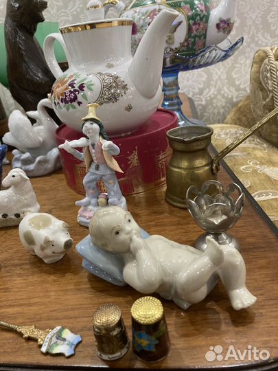 Предметы интерьера. Статуэтки лфз Дулево Гжель