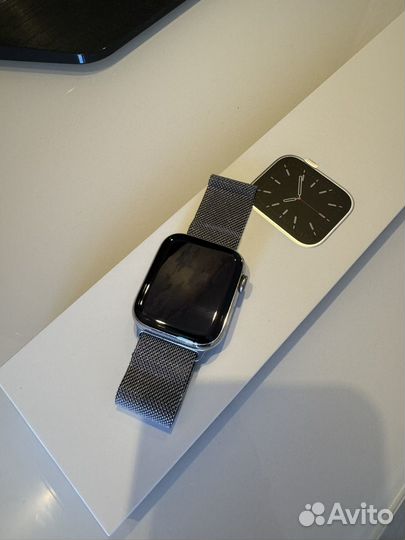 Часы apple Watch 6 44 mm Stainless Steel LTE