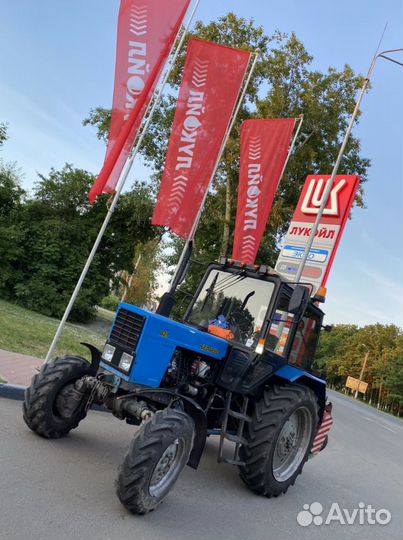 Чистка снега Мтз-82 со щеткой и другие услуги