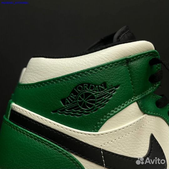 Кроссовки Air Jordan 1 Mid Green (Арт.69114)