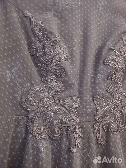 Вечернее платье длина миди