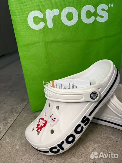 Crocs сабо белые