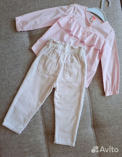 Брюки новые Zara и рубашка 92