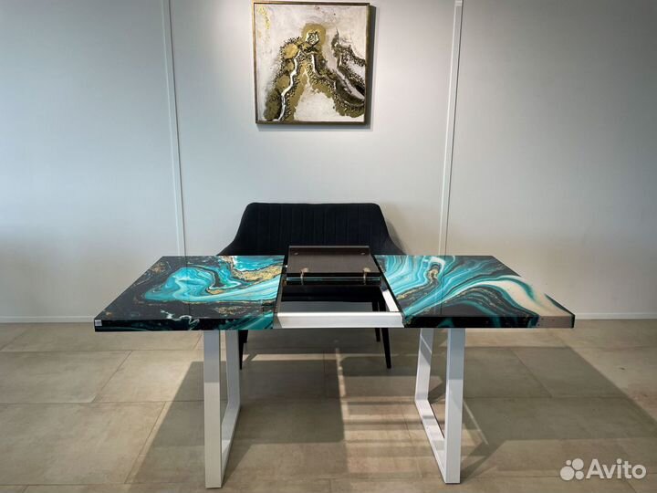 Кухонный стол раскладной 3D 