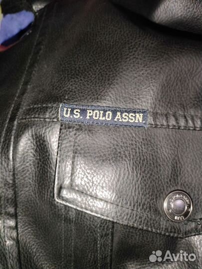 Кожаная куртка US.Polo.assn