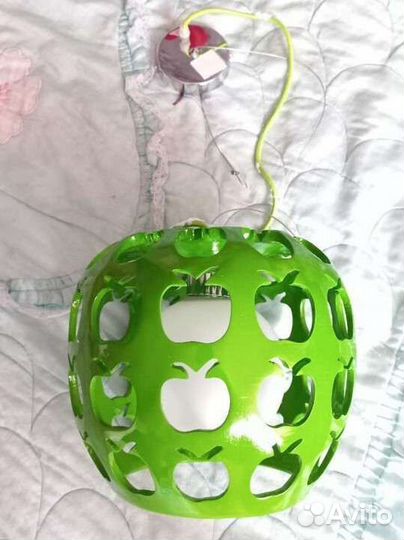Светильник новый зелёный яблоко
