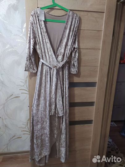 Новое бархатное платье Gepur 54 р