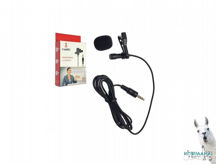 Микрофон петличка candc u-1 (для смартфона и пк)