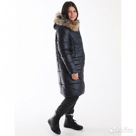 Пальто Kerry tasha (темно-синий металлик), р. 146