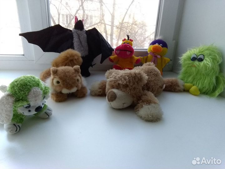 Мягкие игрушки разные