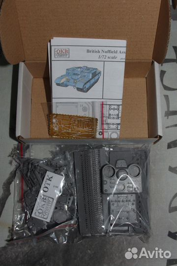 Сборная модель танка A.T.10 1/72 (OKB Grigorov)