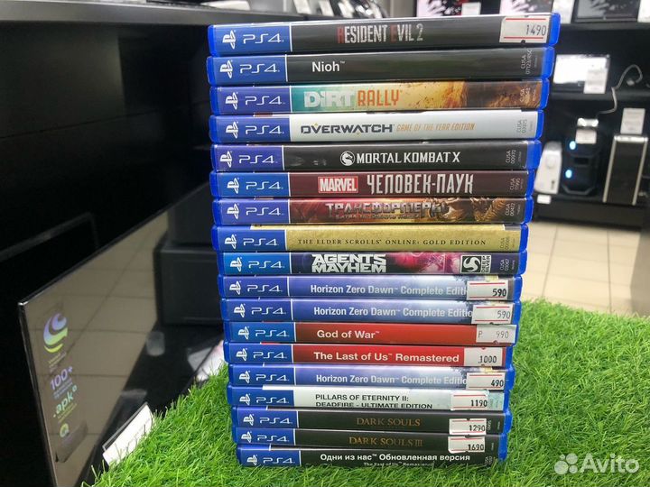 Диски на PlayStation 4 (Гарантия)