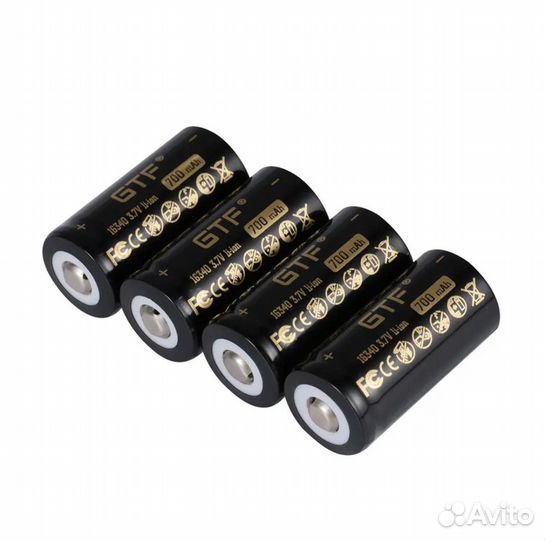 Аккумулятор 16340/cr 123a/ GTF 700 mAh