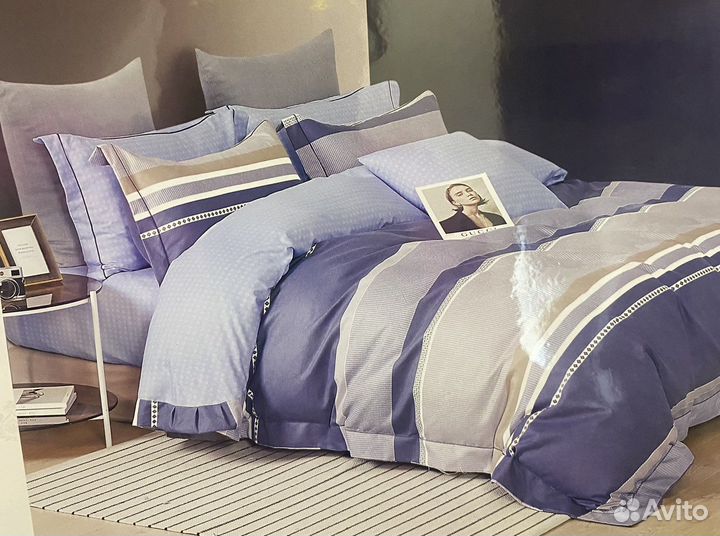 Белье постельное на резинке по кругу