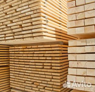 Доска сосновая обрезная 50Х100Х6000 1-2 сорт