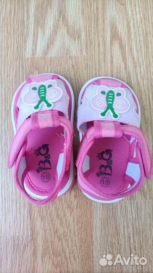 Сандалии для девочки 19 размер