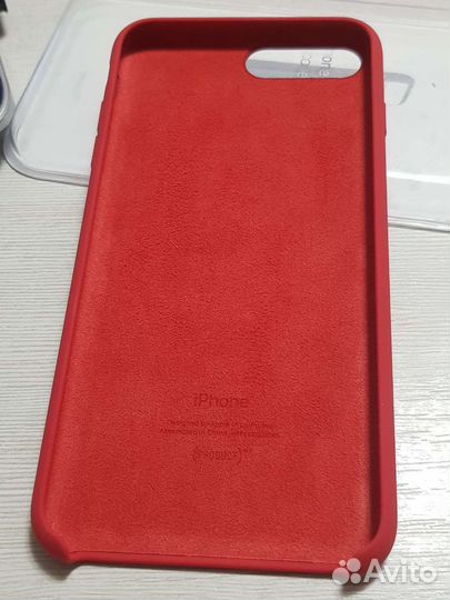 Оригинал Silicone Case iPhone 8 Plus (7 Plus) Red