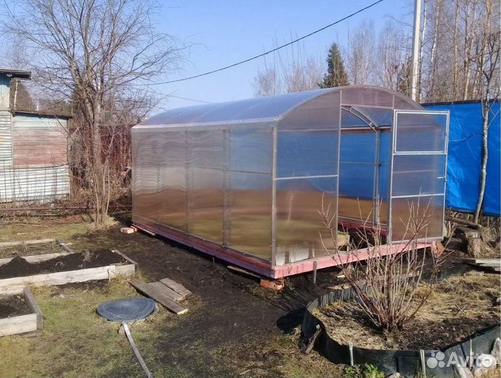 Теплицы Арочные Капелька Прямостенные