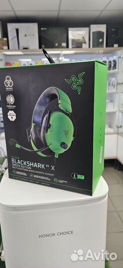 Компьютерная гарнитура Razer Blackshark V2 X, зеле