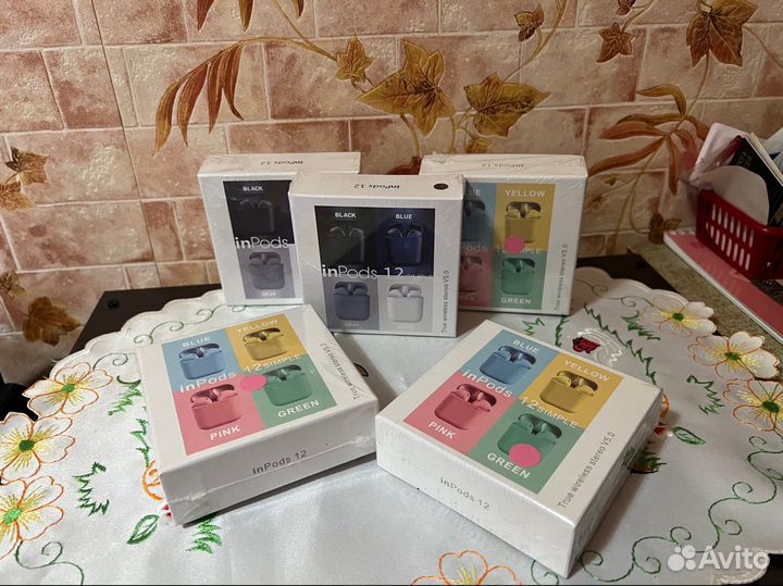 Беспроводные наушники InPods 12 (цвета)