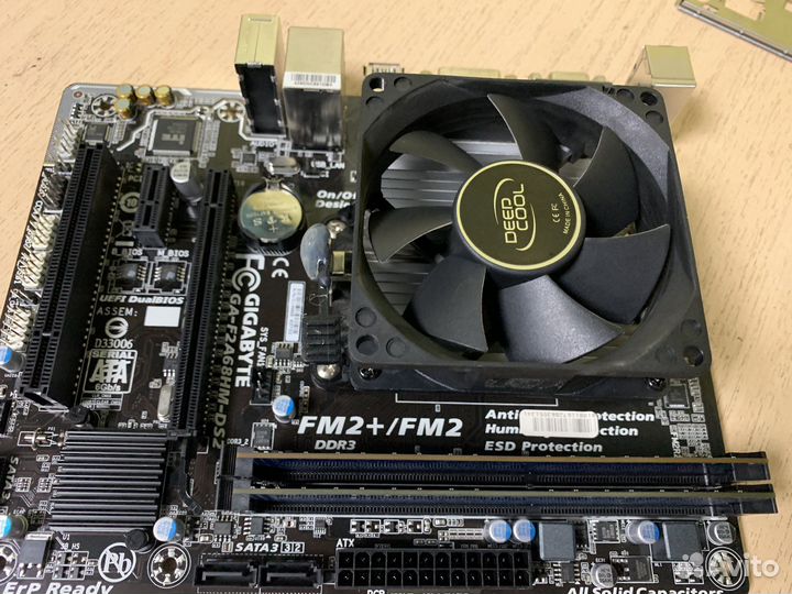 Сборка: ga-F2a68hm-ds2+AMD A8-7600+8gb DDR3