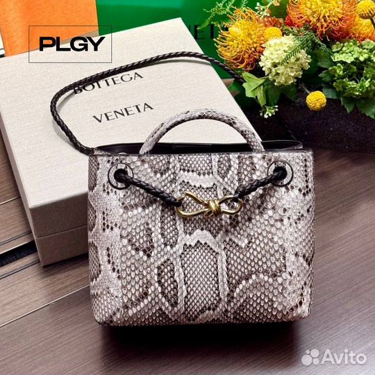 Кожа питона Bottega Veneta Andiamo Сумка