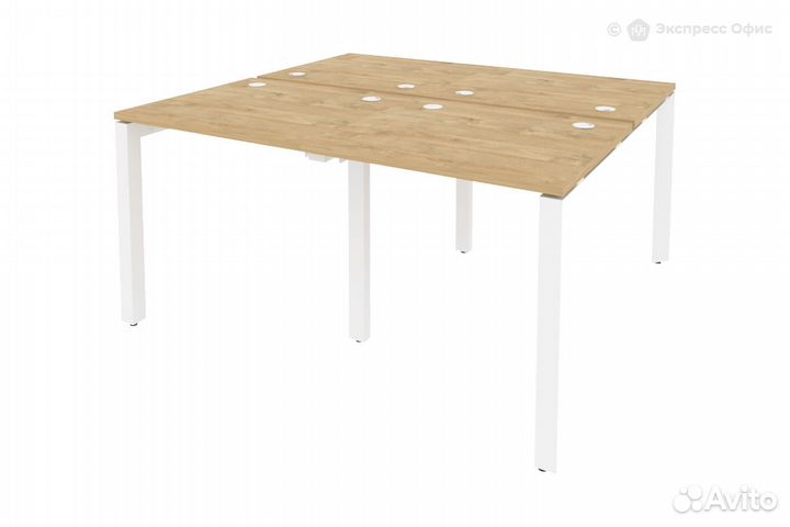 Стол-бенч двойной на П-образном м/к Onix O.MP-D.RS