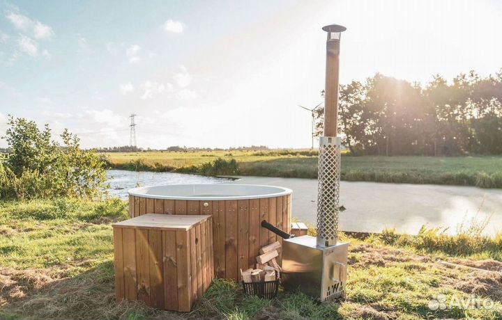 Банный чан купель с подогревом