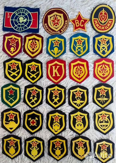 Шевроны нашивки Советской армии