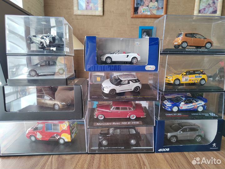 Коллекция машин в масштабе 1/43
