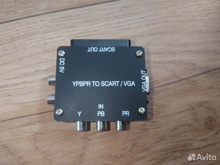 Конвертер Ypbpr to scart / VGA