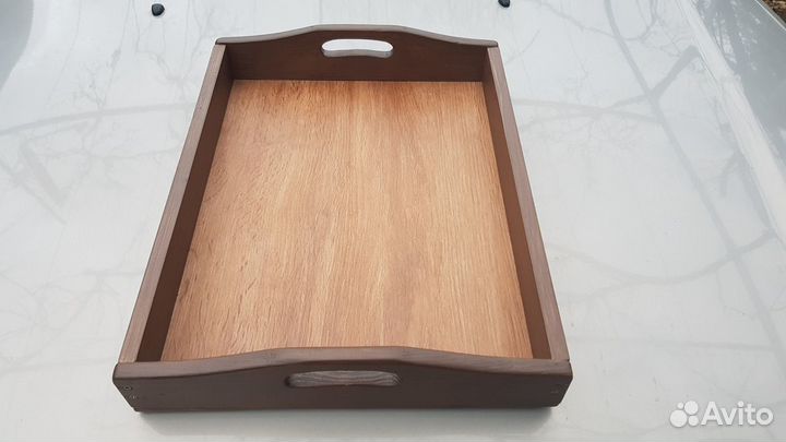Подносы из дерева ручной работы